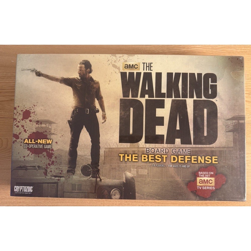 The Walking Dead The Best Defense Board‎ Game Factory Sealed AMC Cryptozic 2013